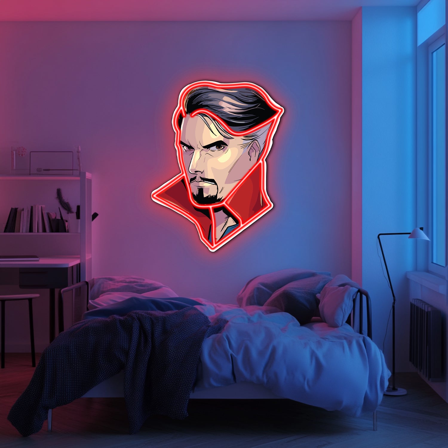 UV Printed DR Strange Neon Wall Art- LV0044