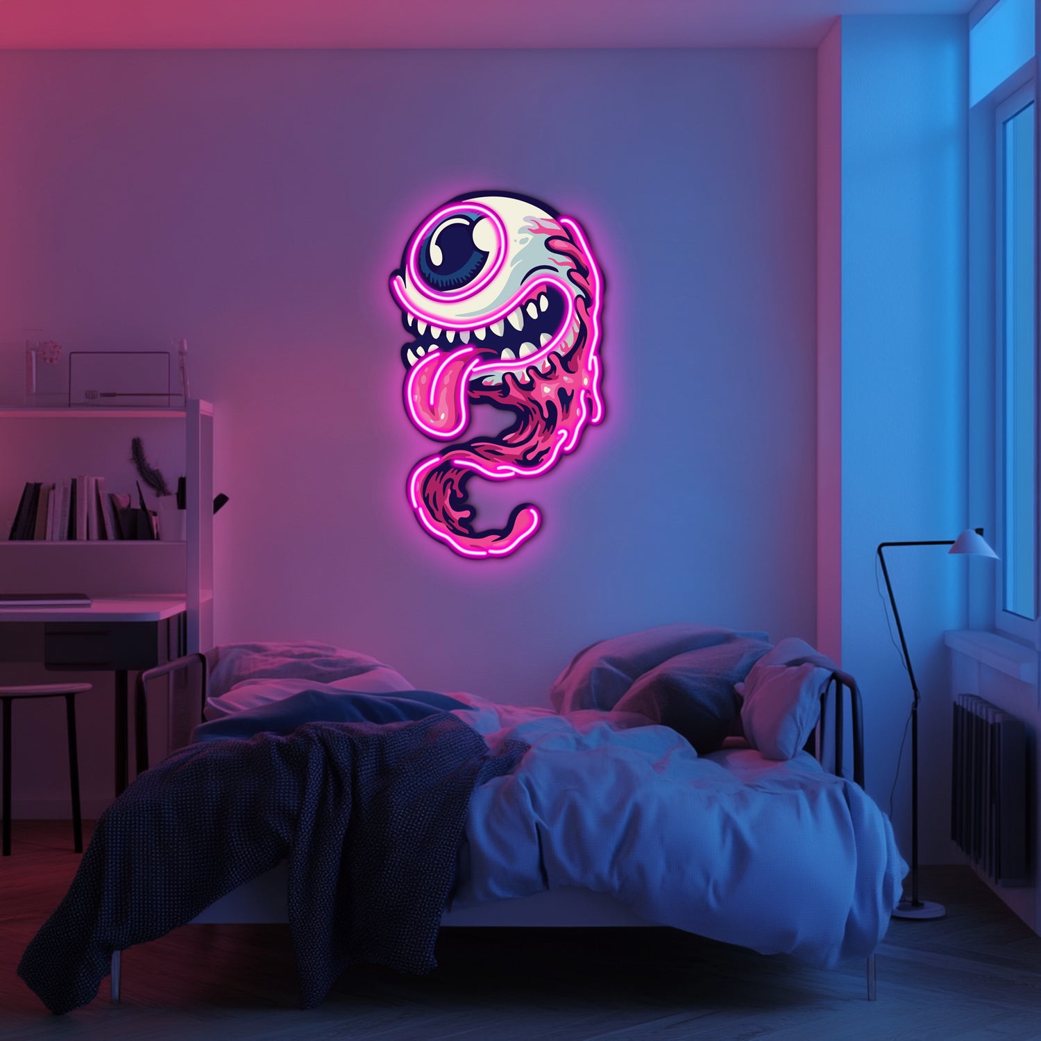 UV Printed Eye Neon Wall Art- LV0071