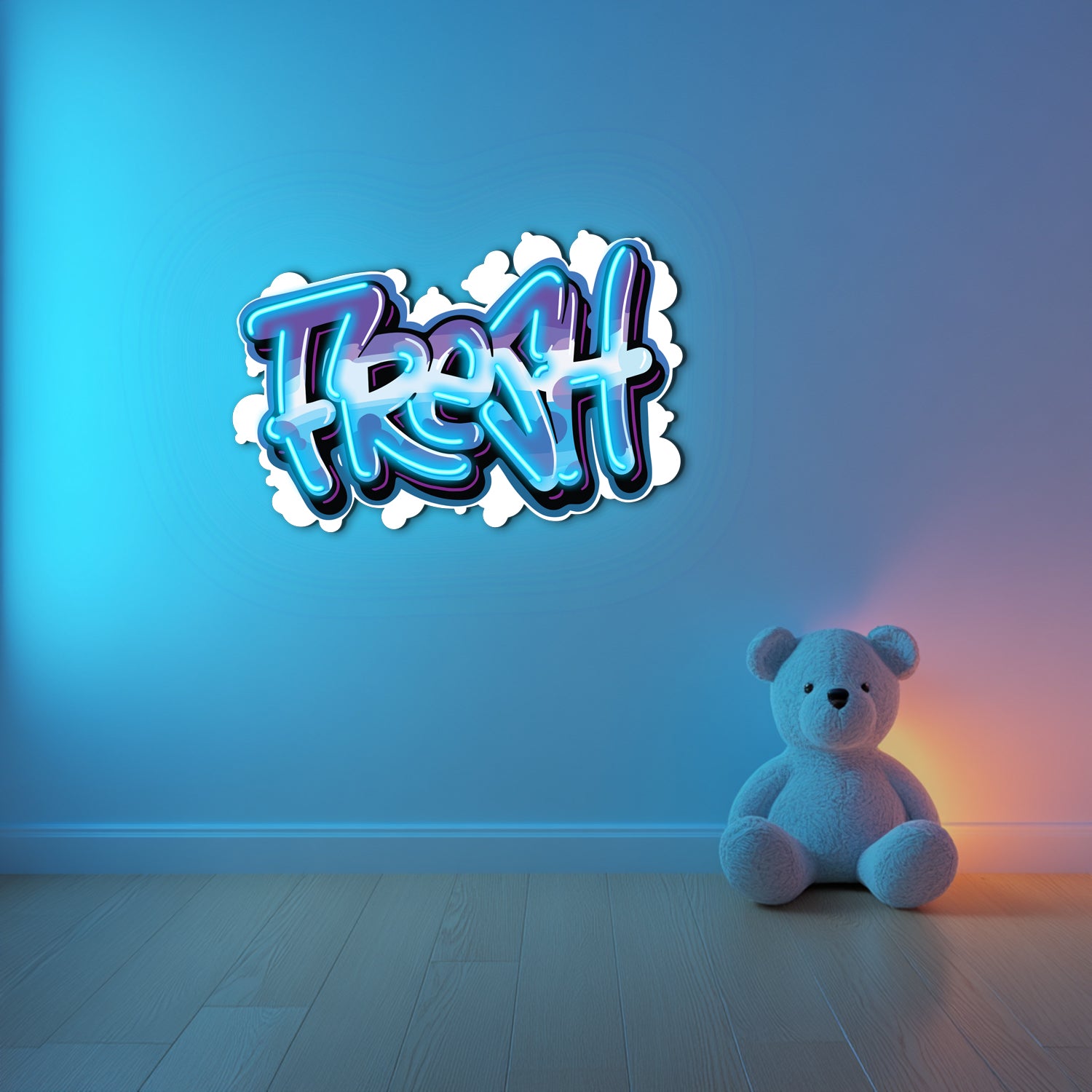 UV Printed Fresh Neon Wall Art- LV0011