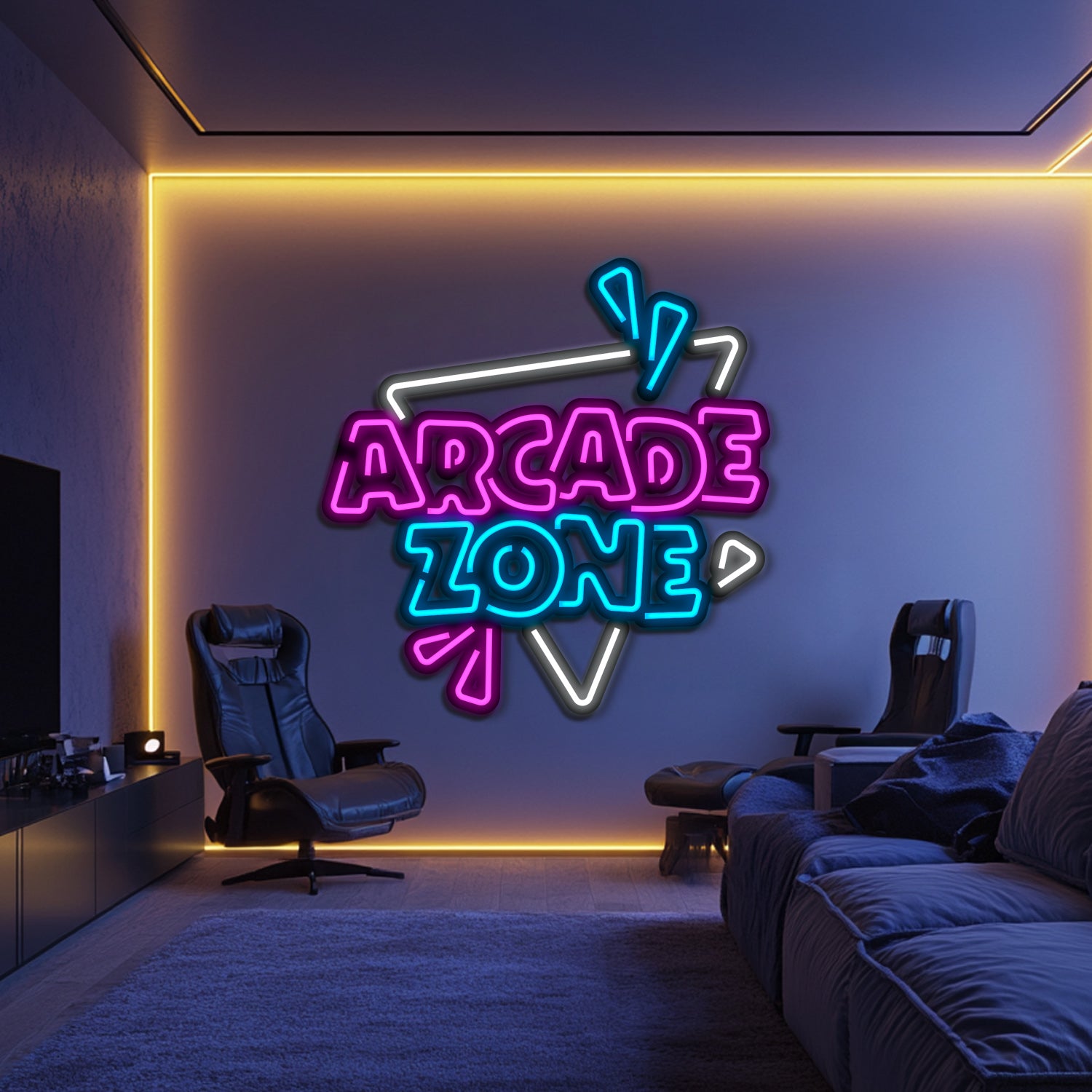 Arcade Zone Metal Neon Wall Art- LN0115