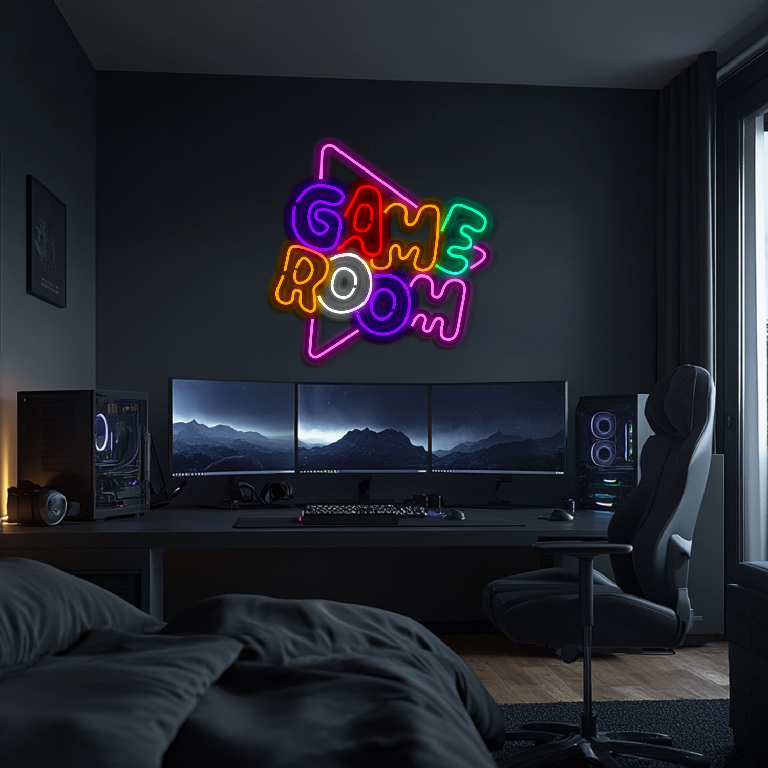 Gameroom Metal Neon Wall Art- LN0117