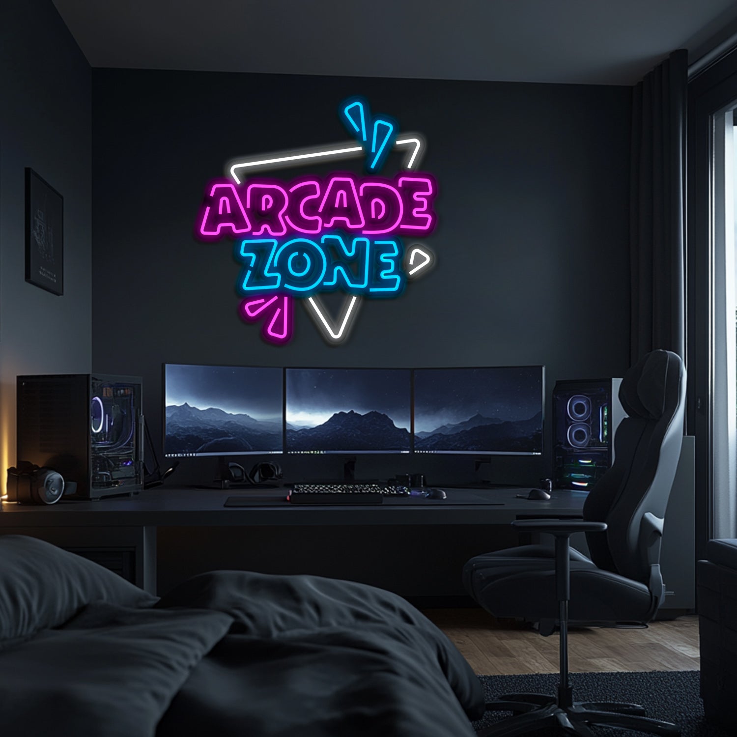 Arcade Zone Metal Neon Wall Art- LN0115