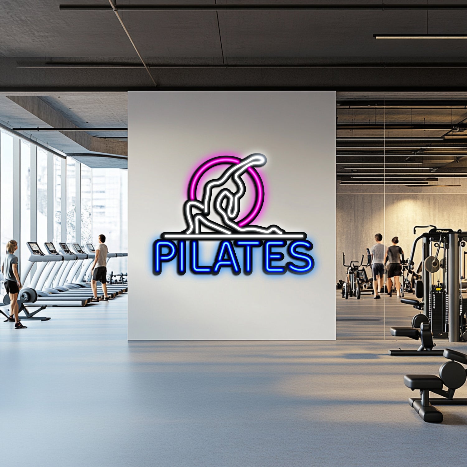 Pilates Metal Neon Wall Art- LN0078