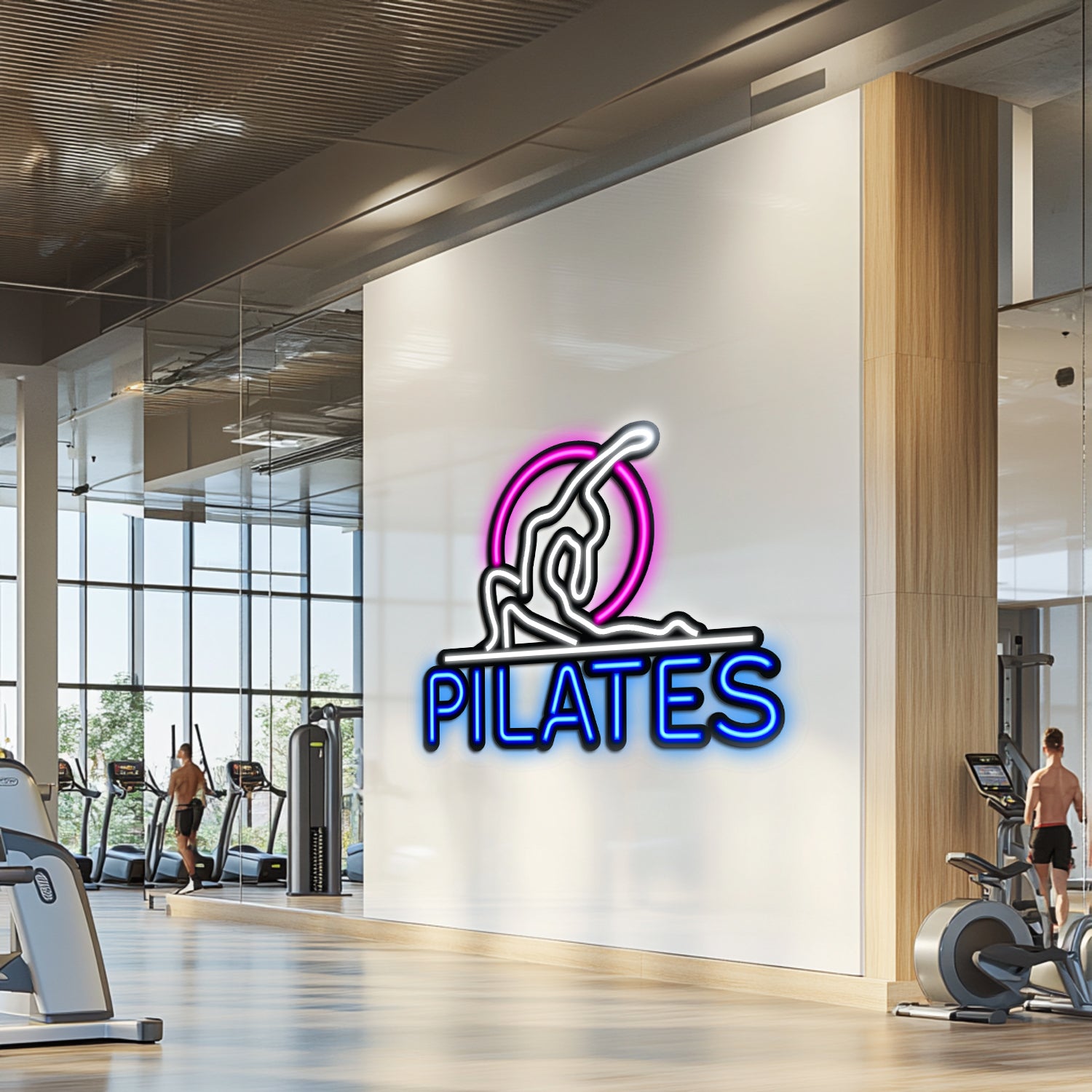 Pilates Metal Neon Wall Art- LN0078