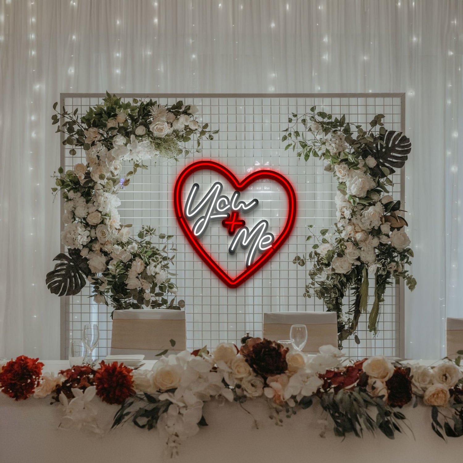 Custom Wedding Metal Neon Wall Art- LN0087