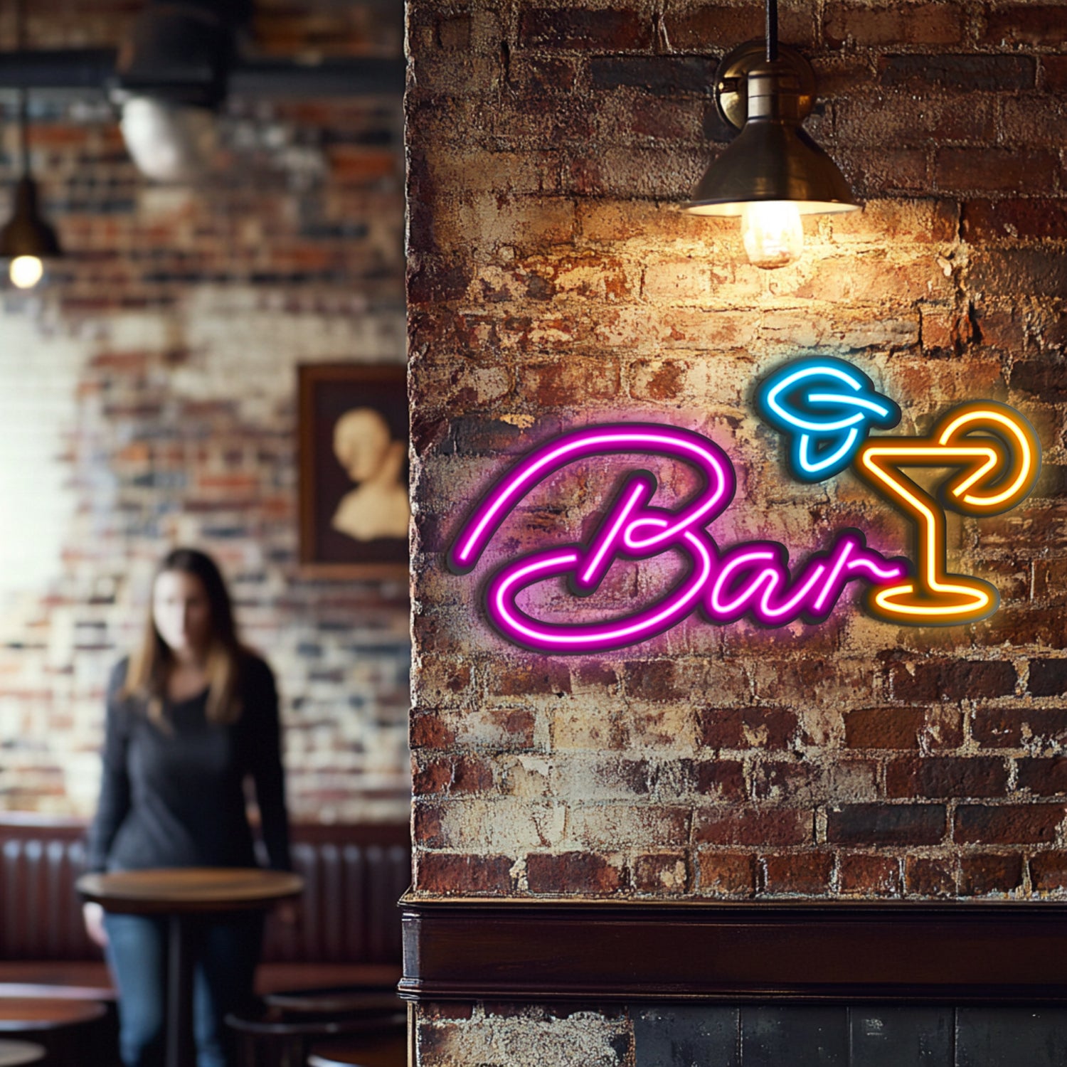 Bar Metal Neon Wall Art- LN0026