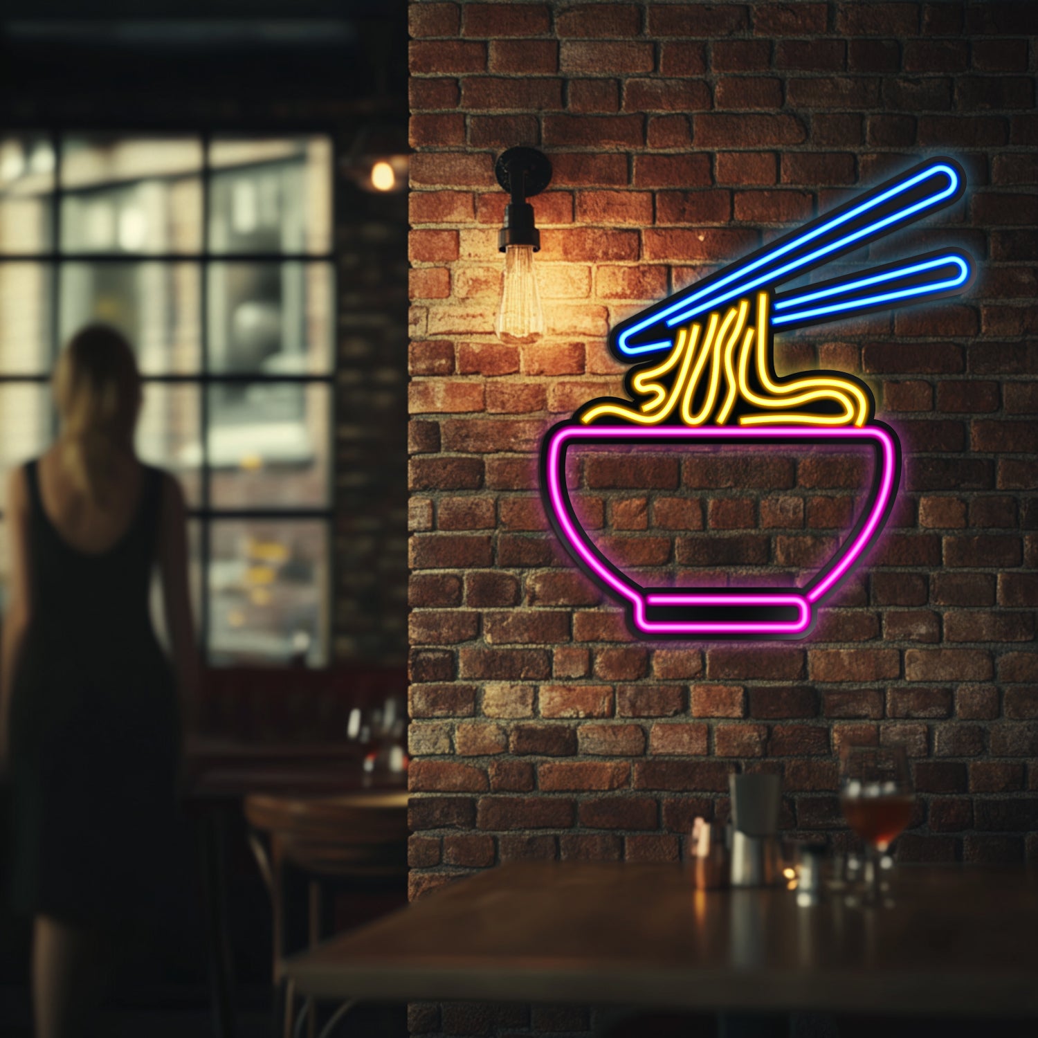 Ramen  Metal Neon Wall Art- LN0041