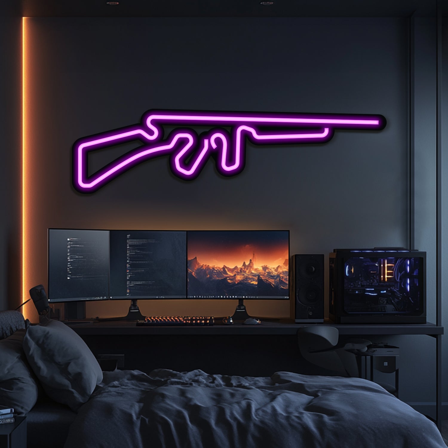 Weapon Metal Neon Wall Art- LN0131