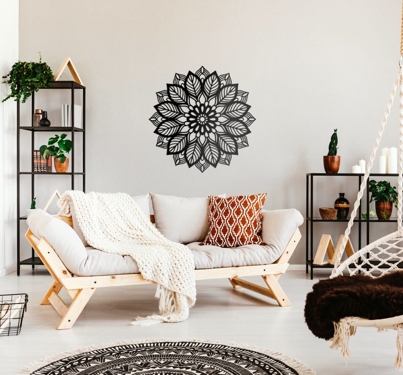 White mandala wall online decor